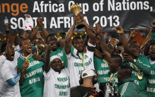 La Nigeria campione d'Africa nel 2013