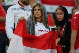 Tifose siriane allo stadio