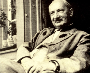 Il filosofo Martin Heidegger