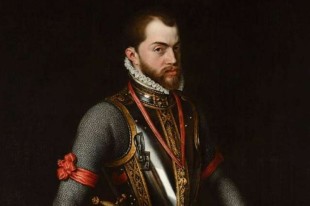 Filippo II in un ritratto di Antonio Moro