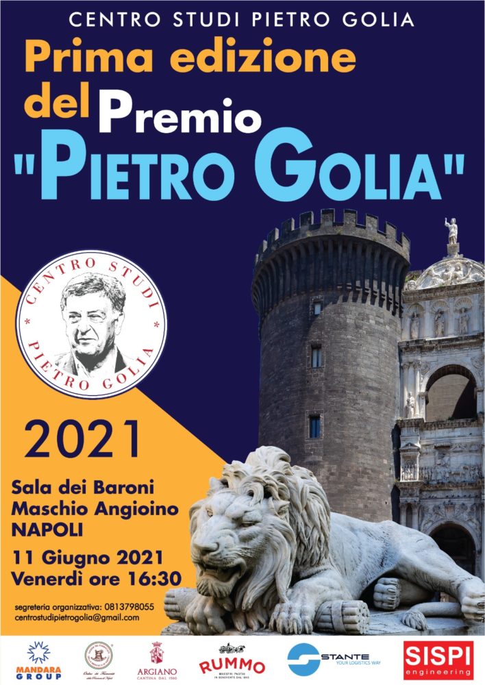 Appuntamento imperdibile oggi alle 16.30 a Napoli. Alla Sala dei Baroni ci sarà la prima edizione del Premio intitolato a Pietro Golia, indimenticabile voce e guida culturale napoletana. 